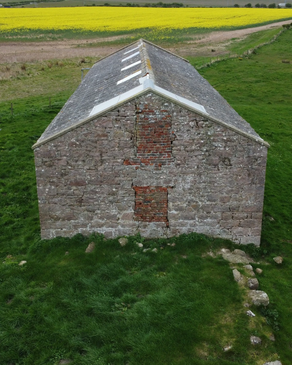 Exterior view of Fenham Hemmel before restoration