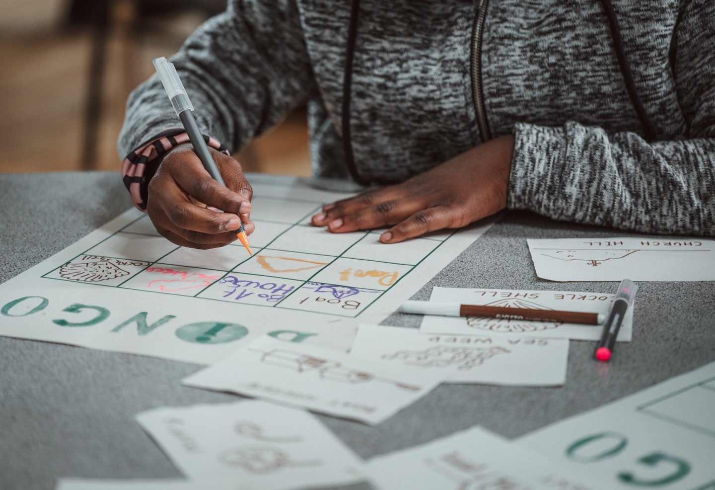 Child drawing